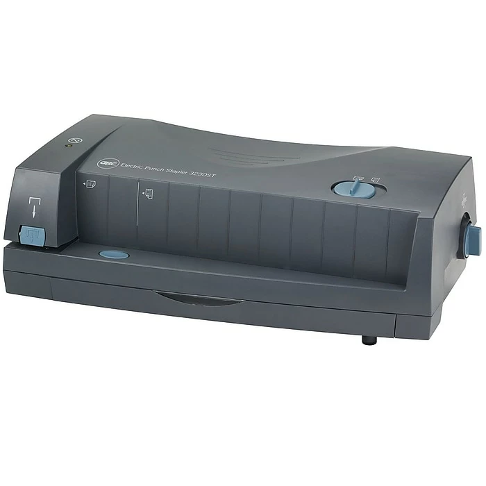 Swingline Automatic Electric 2 Or 3 Hole Punch/Stapler, 24 Sheet Capacity , Gray (7704280) 6 Swingline Automatic Electric 2 Or 3 Hole Punch/Stapler, 24 Sheet Capacity , Gray (7704280) - Image 4