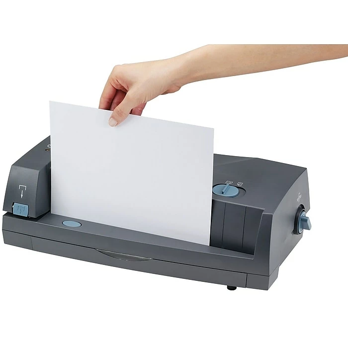 Swingline Automatic Electric 2 Or 3 Hole Punch/Stapler, 24 Sheet Capacity , Gray (7704280) 8 Swingline Automatic Electric 2 Or 3 Hole Punch/Stapler, 24 Sheet Capacity , Gray (7704280) - Image 6