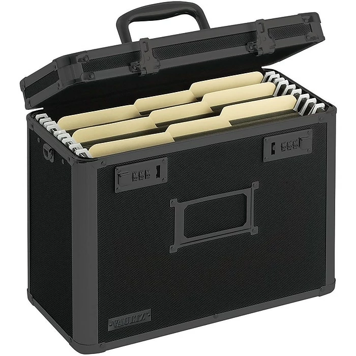 Vaultz Locking Personal File Tote, Letter Size, Tactical Black (VZ00310) 3 Vaultz Locking Personal File Tote, Letter Size, Tactical Black (VZ00310)