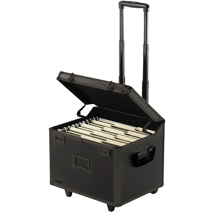 Vaultz Locking Mobile File Chest, Letter/Legal, Tactical Black (VZ00307) 3 Vaultz Locking Mobile File Chest, Letter/Legal, Tactical Black (VZ00307)