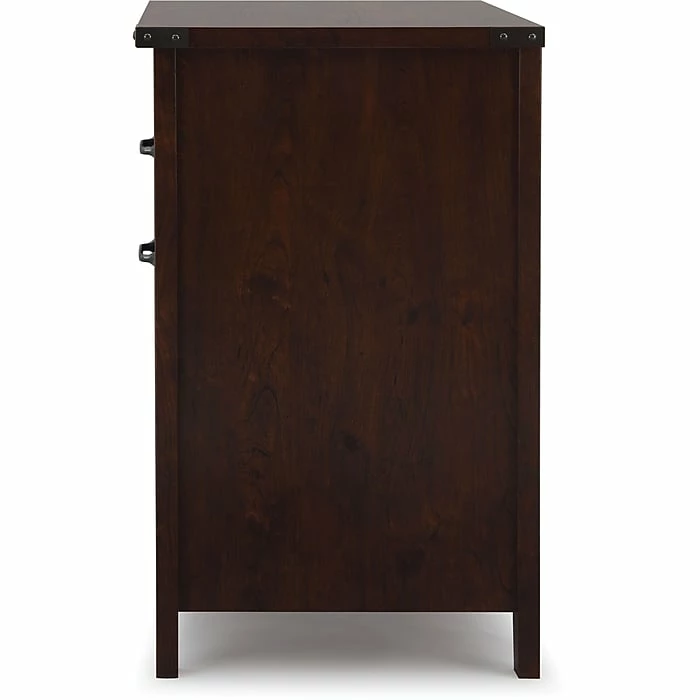 Staples Leelin Laminate File Cabinet, Walnut (51774) 5 Staples Leelin Laminate File Cabinet, Walnut (51774) - Image 3