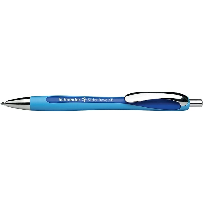 Schneider® Schneider Slider Rave XB Retractable Ballpoint Pen, Extra Bold Point, Blue Ink, 5/Box (PSY132503) 4 Schneider® Schneider Slider Rave XB Retractable Ballpoint Pen, Extra Bold Point, Blue Ink, 5/Box (PSY132503) - Image 2