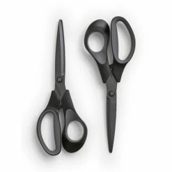 TRU RED™ 8" Stainless Steel Scissors, Straight Handle, 2/Pack (TR55013)