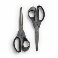 TRU RED™ 8" Stainless Steel Scissors, Straight Handle, 2/Pack (TR55022)