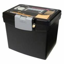 Storex Portable File Storage Box, Letter, Black (STX61502U01C) 7 Storex Portable File Storage Box, Letter, Black (STX61502U01C) -STAPLES Sales s1149299 sc7