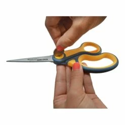 Westcott® Titanium Bonded® Non-Stick 8" Scissors, Adjustable Glide, Pointed Tip, Gray/Yellow,2/Pack (16550) 8 Westcott® Titanium Bonded® Non-Stick 8" Scissors, Adjustable Glide, Pointed Tip, Gray/Yellow,2/Pack (16550) -STAPLES Sales s1175245 sc7