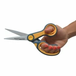 Westcott® Titanium Bonded® Non-Stick 8" Scissors, Adjustable Glide, Pointed Tip, Gray/Yellow,2/Pack (16550) 9 Westcott® Titanium Bonded® Non-Stick 8" Scissors, Adjustable Glide, Pointed Tip, Gray/Yellow,2/Pack (16550) -STAPLES Sales s1175246 sc7