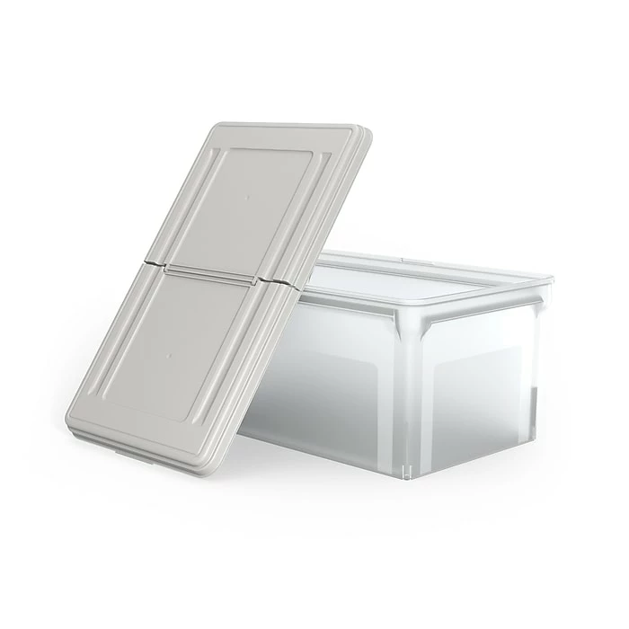 TRU RED™ Hanging File Box, Hinge Lid, Letter Size, Clear (TR58303) 4 TRU RED™ Hanging File Box, Hinge Lid, Letter Size, Clear (TR58303) - Image 2