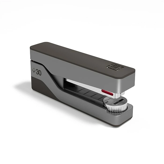 TRU RED™ Premium Desktop Stapler, 30-Sheet Capacity, Gray/Red (TR58078) 3 TRU RED™ Premium Desktop Stapler, 30-Sheet Capacity, Gray/Red (TR58078)