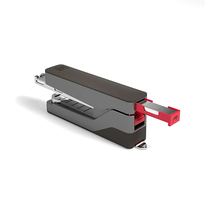 TRU RED™ Premium Desktop Stapler, 30-Sheet Capacity, Gray/Red (TR58078) 4 TRU RED™ Premium Desktop Stapler, 30-Sheet Capacity, Gray/Red (TR58078) - Image 2