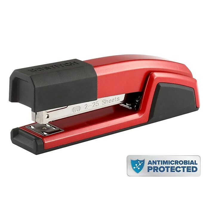Bostitch Epic Desktop Stapler, 25 Sheet Capacity, Red (B777-RED) 4 Bostitch Epic Desktop Stapler, 25 Sheet Capacity, Red (B777-RED) - Image 2