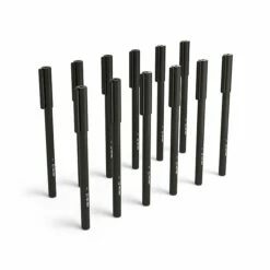 TRU RED™ Ballpoint Pen, Fine Point, 0.7mm, Black, Dozen (52858)