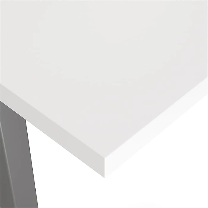 Union & Scale™ Essentials 26"-52" Adjustable Desk, White (UN56206) 6 Union & Scale™ Essentials 26"-52" Adjustable Desk, White (UN56206) - Image 4