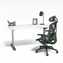 Union & Scale™ Essentials 26"-52" Adjustable Desk, White (UN56206) 17 Union & Scale™ Essentials 26"-52" Adjustable Desk, White (UN56206) -STAPLES Sales s1201510 sc7