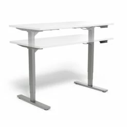 Union & Scale™ Essentials 26"-52" Adjustable Desk, White (UN56206) 16 Union & Scale™ Essentials 26"-52" Adjustable Desk, White (UN56206) -STAPLES Sales s1201513 sc7