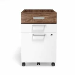 Union & Scale™ Essentials 2-Drawer Vertical File Cabinet, Mobile/Pedestal, Letter/Legal, White/Espresso, 21" (UN56968) 11 Union & Scale™ Essentials 2-Drawer Vertical File Cabinet, Mobile/Pedestal, Letter/Legal, White/Espresso, 21" (UN56968) -STAPLES Sales s1201590 sc7