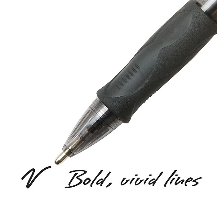 BIC Glide Bold Retractable Ballpoint Pen, Bold Point, Black Ink, 4/Pack (VLGBP41-BLK) 5 BIC Glide Bold Retractable Ballpoint Pen, Bold Point, Black Ink, 4/Pack (VLGBP41-BLK) - Image 3