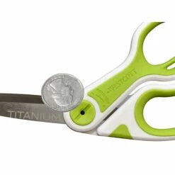 Westcott CarboTitanium 8" Multi-Purpose/Heavy Duty Scissor, Blunt Tip, Green/White (17444) -STAPLES Sales s1204435 sc7