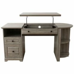 Homenations Lake Shore 6"-30"H Writing Lift Desk, Washed Gray (SH-OF-2602) 5 Homenations Lake Shore 6"-30"H Writing Lift Desk, Washed Gray (SH-OF-2602) -STAPLES Sales s1205376 sc7