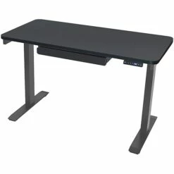 Motionwise 24" X 48" Electric Height Adjustable Desk, Home Office Style, Black (SDG48B)