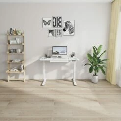 Motionwise 24" X 48" Electric Height Adjustable Desk, Home Office Style, Snow White (SDG48W) 14 Motionwise 24" X 48" Electric Height Adjustable Desk, Home Office Style, Snow White (SDG48W) -STAPLES Sales s1206932 sc7