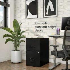 Staples 2-Drawer Light Duty Vertical File Cabinet, Locking, Letter, Black, 22"D (52153) 17 Staples 2-Drawer Light Duty Vertical File Cabinet, Locking, Letter, Black, 22"D (52153) -STAPLES Sales s1212852 sc7