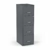 Staples 4-Drawer Light Duty Vertical File Cabinet, Locking, Letter, Charcoal, 18" D (52148) 2 Staples 4-Drawer Light Duty Vertical File Cabinet, Locking, Letter, Charcoal, 18" D (52148) -STAPLES Sales s1212856 sc7
