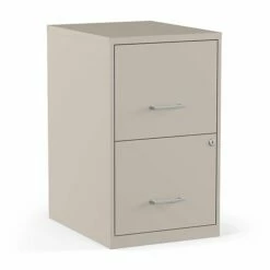 Staples 2-Drawer Light Duty Vertical File Cabinet, Locking, Letter, Putty, 18"D (52150) 21 Staples 2-Drawer Light Duty Vertical File Cabinet, Locking, Letter, Putty, 18"D (52150) -STAPLES Sales s1212877 sc7 1