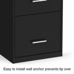 Staples 4-Drawer Light Duty Vertical File Cabinet, Locking, Letter, Black, 18"D (52152) -STAPLES Sales s1212879 sc7