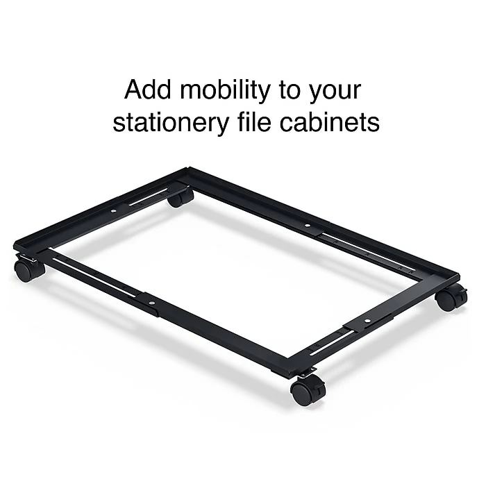Staples Adjustable File Caddy, Letter/Legal, Black (52140) 4 Staples Adjustable File Caddy, Letter/Legal, Black (52140) - Image 2