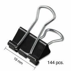 Staples 0.75"W Binder Clips, Small, Black, 144/Pack (32002) 12 Staples 0.75"W Binder Clips, Small, Black, 144/Pack (32002) -STAPLES Sales s1215149 sc7