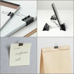 Staples Binder Clips, Assorted, Black, 60/Pack (15339) 11 Staples Binder Clips, Assorted, Black, 60/Pack (15339) -STAPLES Sales s1215863 sc7