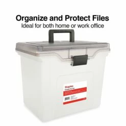 TRU RED™ Portable File Tote, Letter Size, Black, 4/Carton (TR57622CT) 25 TRU RED™ Portable File Tote, Letter Size, Black, 4/Carton (TR57622CT) -STAPLES Sales s1219632 sc7
