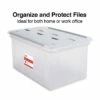 Staples Hanging File Box, Wing Lid, Letter Size, Clear (TR58300) 2 Staples Hanging File Box, Wing Lid, Letter Size, Clear (TR58300) -STAPLES Sales s1219648 sc7