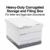 Staples Heavy Duty File Box, Lift Off Lid, Letter/Legal, White/Gray, 12/Carton (TR59219) 2 Staples Heavy Duty File Box, Lift Off Lid, Letter/Legal, White/Gray, 12/Carton (TR59219) -STAPLES Sales s1219666 sc7
