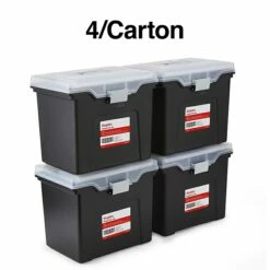 TRU RED™ Portable File Tote, Letter Size, Black, 4/Carton (TR57622CT) 21 TRU RED™ Portable File Tote, Letter Size, Black, 4/Carton (TR57622CT) -STAPLES Sales s1219693 sc7