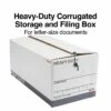Staples Heavy Duty File Box, String And Button Lid, Letter, White/Gray, 12/Case (TR59223) 2 Staples Heavy Duty File Box, String And Button Lid, Letter, White/Gray, 12/Case (TR59223) -STAPLES Sales s1219712 sc7