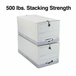 Staples Medium Duty File Box, String And Button Lid, Letter, White/Gray, 12/Case (TR59221) 12 Staples Medium Duty File Box, String And Button Lid, Letter, White/Gray, 12/Case (TR59221) -STAPLES Sales s1219714 sc7