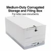 Staples Medium Duty File Box, String And Button Lid, Letter, White/Gray, 12/Case (TR59221) 2 Staples Medium Duty File Box, String And Button Lid, Letter, White/Gray, 12/Case (TR59221) -STAPLES Sales s1219723 sc7