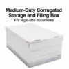 Staples Medium Duty File Box, Lift Off Lid, Legal, White/Gray, 4/Carton (TR59216) 2 Staples Medium Duty File Box, Lift Off Lid, Legal, White/Gray, 4/Carton (TR59216) -STAPLES Sales s1219764 sc7