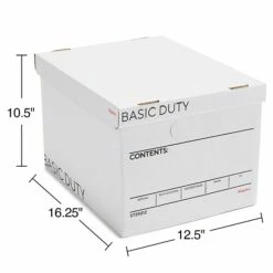 Staples File Box, Lift Off Lid, Letter/Legal, White/Black, 20/Case (TR59212) 14 Staples File Box, Lift Off Lid, Letter/Legal, White/Black, 20/Case (TR59212) -STAPLES Sales s1219765 sc7