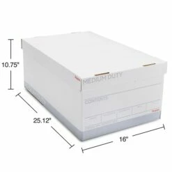 Staples Medium Duty File Box, Lift Off Lid, Legal, White/Gray, 12/Carton (TR59217) 14 Staples Medium Duty File Box, Lift Off Lid, Legal, White/Gray, 12/Carton (TR59217) -STAPLES Sales s1219770 sc7