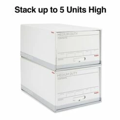 Staples Medium Duty File Drawers, Letter, White/Gray, 6/Carton (TR59225) 12 Staples Medium Duty File Drawers, Letter, White/Gray, 6/Carton (TR59225) -STAPLES Sales s1219781 sc7