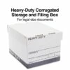 Staples Triple Wall Heavy Duty File Box, Lift Off Lid, Letter/Legal, White/Gray, 12/Carton (TR59220) 2 Staples Triple Wall Heavy Duty File Box, Lift Off Lid, Letter/Legal, White/Gray, 12/Carton (TR59220) -STAPLES Sales s1219790 sc7