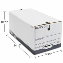 Staples Heavy Duty File Box, String And Button Lid, Letter, White/Gray, 4/Pack (TR59222) 14 Staples Heavy Duty File Box, String And Button Lid, Letter, White/Gray, 4/Pack (TR59222) -STAPLES Sales s1219795 sc7