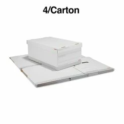 Staples Medium Duty File Box, Lift Off Lid, Legal, White/Gray, 4/Carton (TR59216) -STAPLES Sales s1219820 sc7