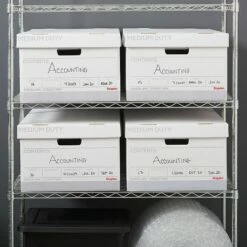 Staples Medium Duty File Box, Lift Off Lid, Legal, White/Gray, 12/Carton (TR59217) 16 Staples Medium Duty File Box, Lift Off Lid, Legal, White/Gray, 12/Carton (TR59217) -STAPLES Sales s1219830 sc7