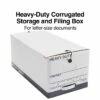 Staples Heavy Duty File Box, String And Button Lid, Letter, White/Gray, 4/Pack (TR59222) 1 Staples Heavy Duty File Box, String And Button Lid, Letter, White/Gray, 4/Pack (TR59222) -STAPLES Sales s1219837 sc7