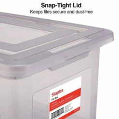 TRU RED™ Hanging File Box, Snap Lid, Letter/Legal Size, Frost Gray, 4/Carton (TR57623CT) 18 TRU RED™ Hanging File Box, Snap Lid, Letter/Legal Size, Frost Gray, 4/Carton (TR57623CT) -STAPLES Sales s1220992 sc7