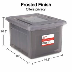 TRU RED™ Hanging File Box, Snap Lid, Letter/Legal Size, Frost Gray, 4/Carton (TR57623CT) 20 TRU RED™ Hanging File Box, Snap Lid, Letter/Legal Size, Frost Gray, 4/Carton (TR57623CT) -STAPLES Sales s1220997 sc7